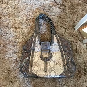 Miss Me snake skin purse