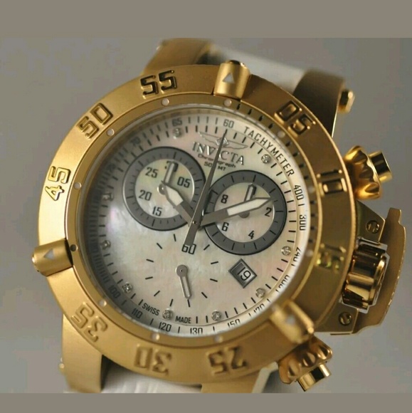 NWT $1,795 Subaqua diamond chronograph watch main image 4