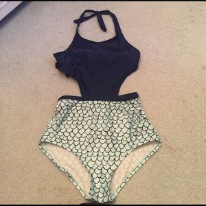 Cupshe one piece mermaid swimsuit