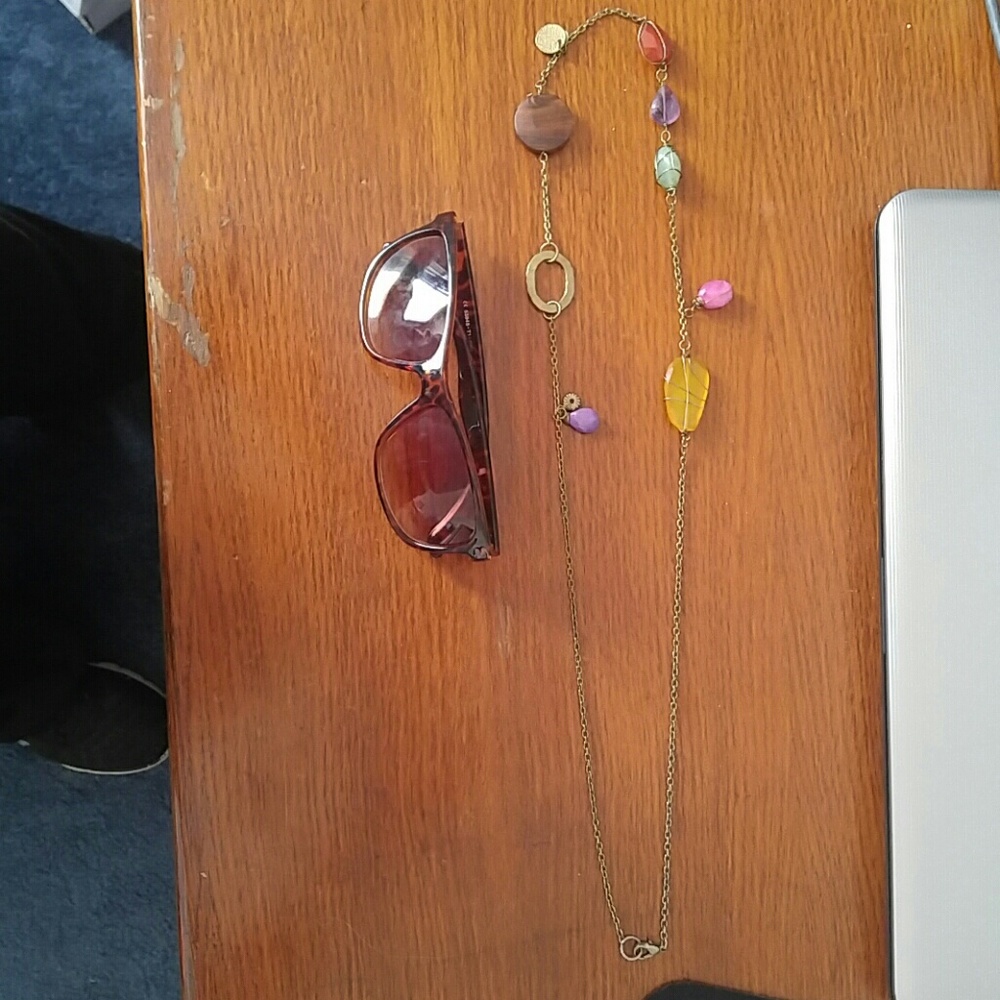 Chain and brad necklace