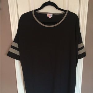 Lularoe Irma- size small- black with grey