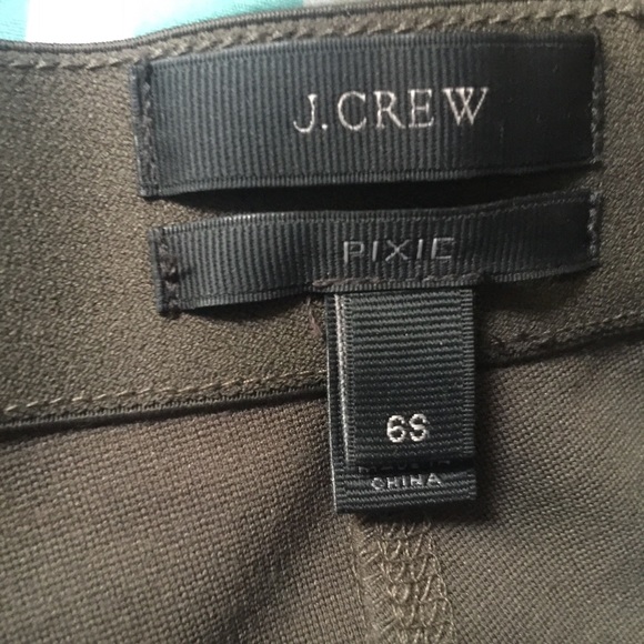 Army Green J. Crew Pixie Pants 🐉 - Picture 2 of 3