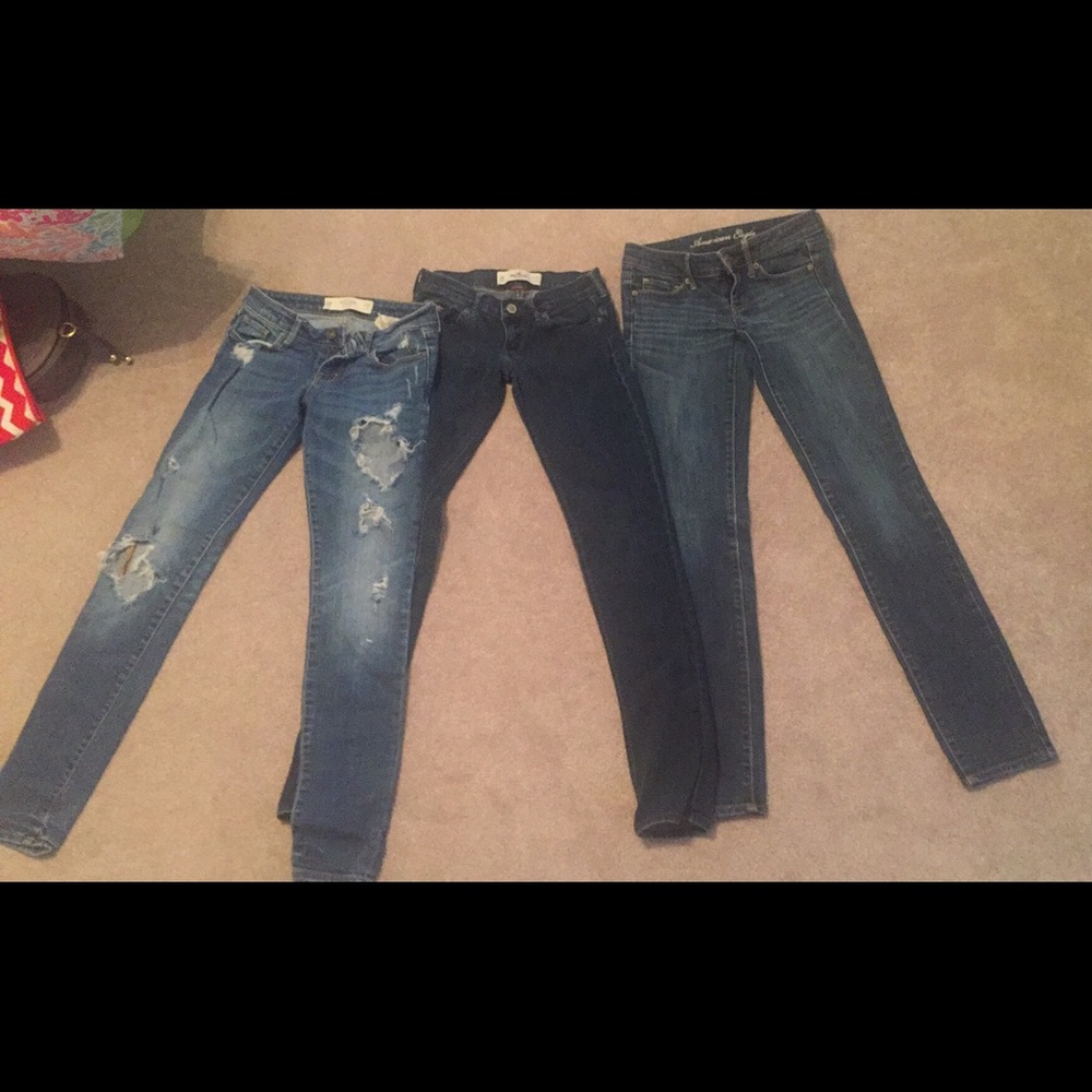 Name brand jeans!