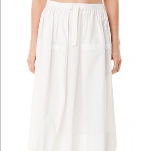 **SOLD** Tibi Ultra Matte Poplin Skirt