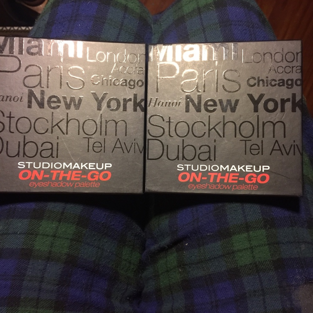 Studio makeup set of 2 different palettes