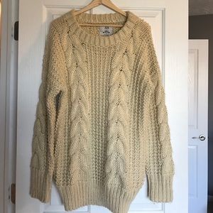 Urban outfitters oversized cable knit sweater
