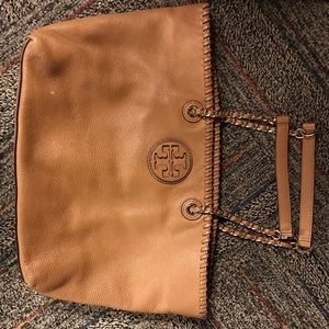 Tory Burch medium sized camel purse