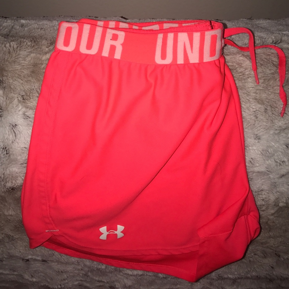 under armour shorts !