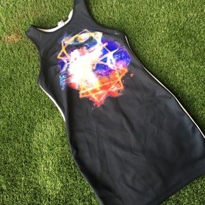 Galaxy fitted dress