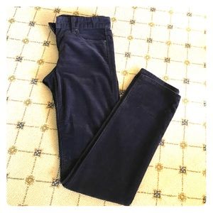 GAP Dark Blue Corduroy Straight Leg Pants