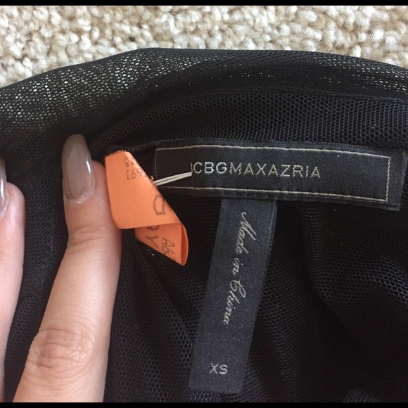 BCBG sequin mesh long sleeve party dress. Sequin, show girl - Picture 4 of 5