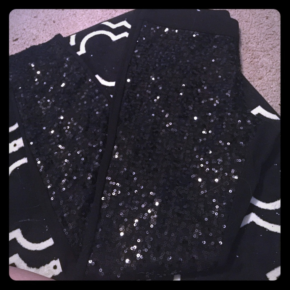 Sparkly pants