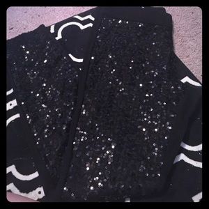 Sparkly pants