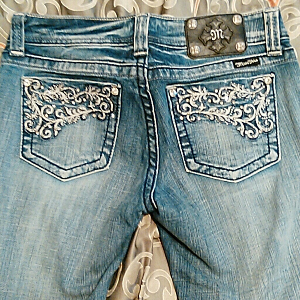 Miss Me cropped jean capri