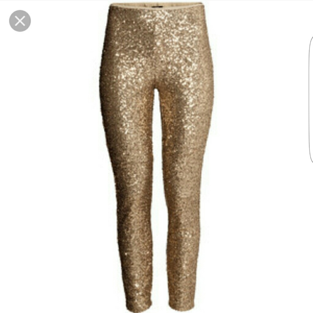 Gold Sequins pants