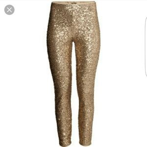 Gold Sequins pants