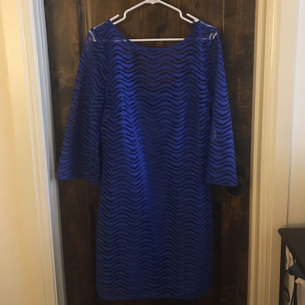 Lilly Pulitzer Blue Lace Dress