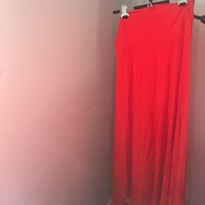 LULAROE orange maxi dress. make offers!