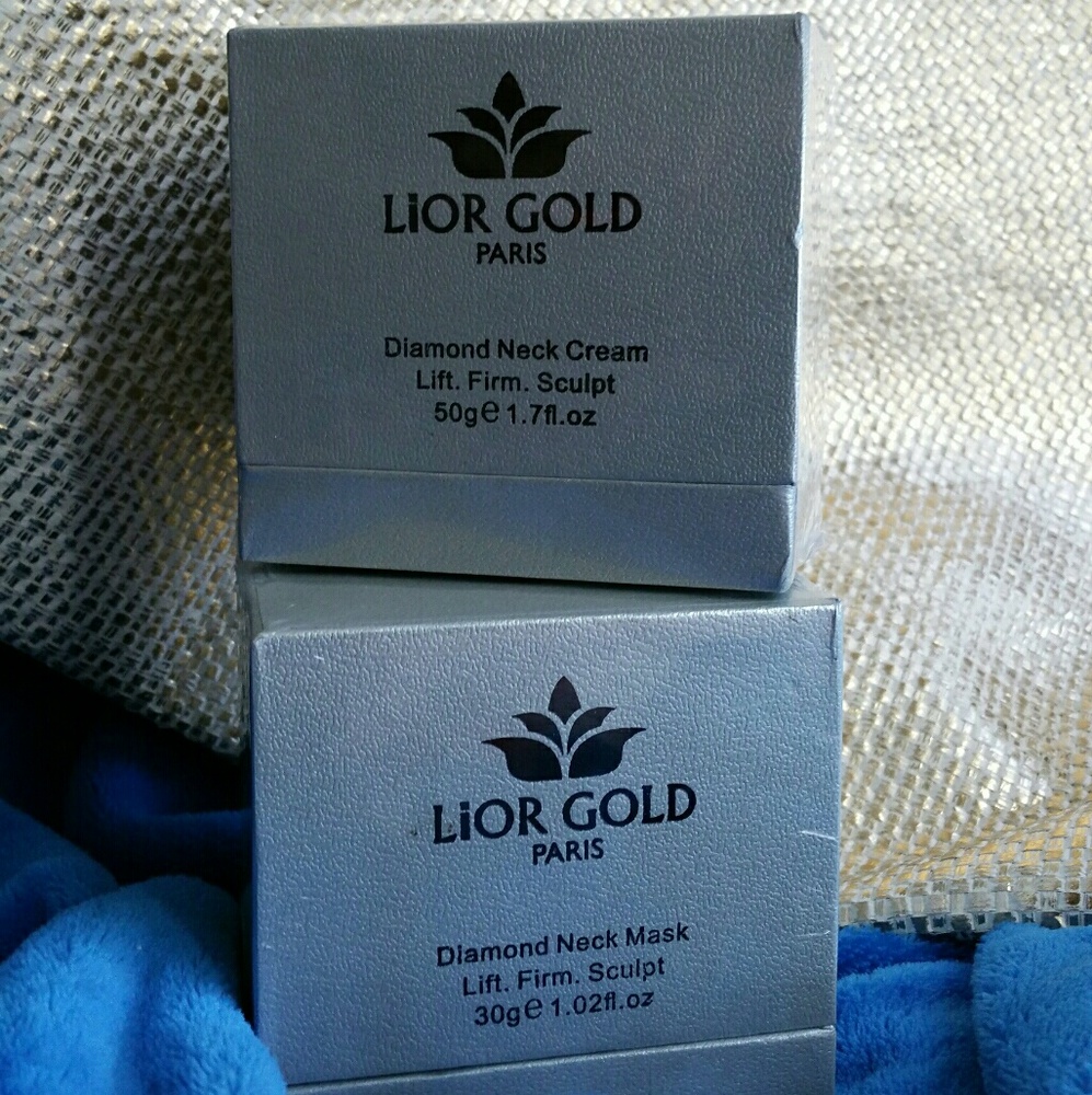 Lior Gold Paris Diamond Neck Firming Cream & Mask
