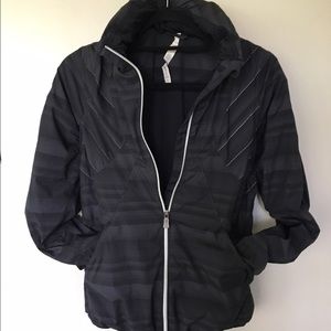 Lululemon Stripe Zip-up Jacket