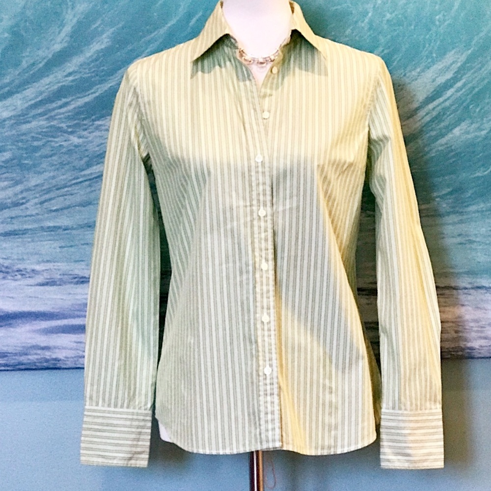 JCrew Pinstripe Button Down Shirt