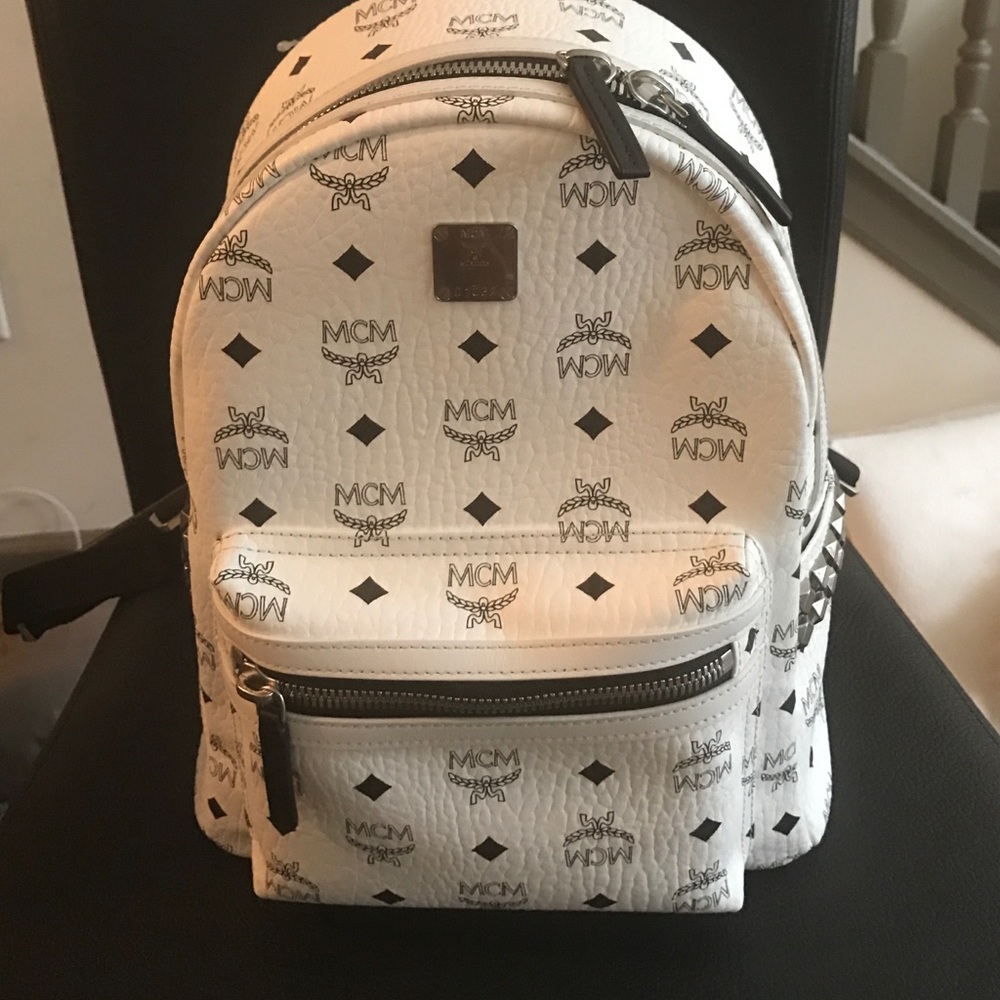 MCM Stark Side Stud Medium Backpack