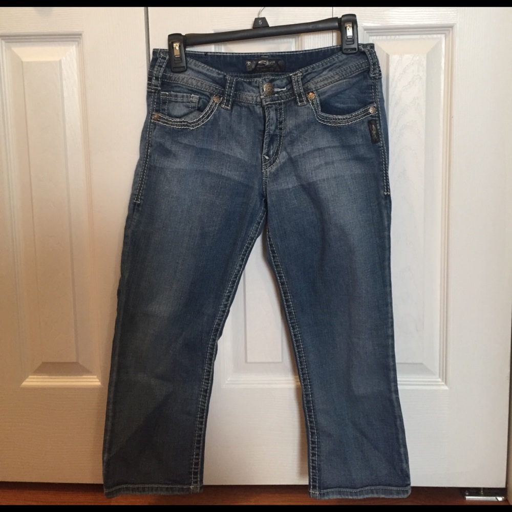 Silver Suki Surplus Capri