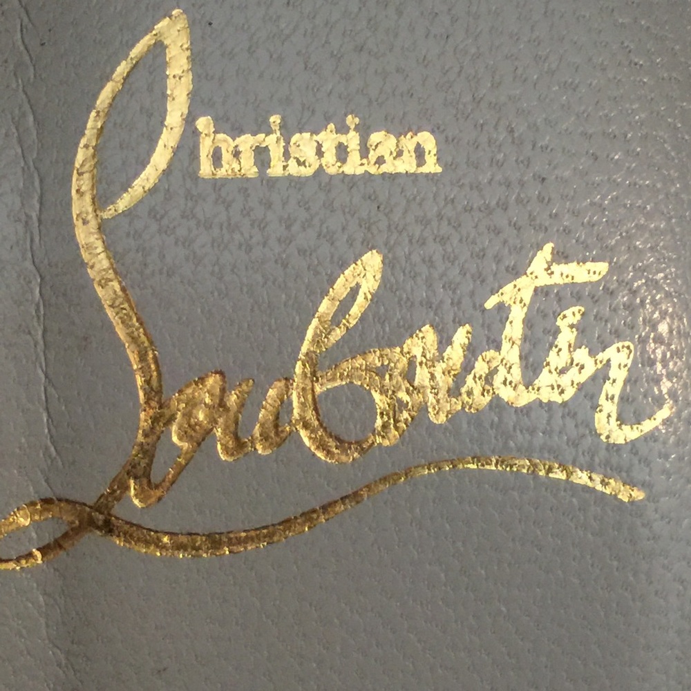 Authentic Christian Louboutin Turquoise stilettos
