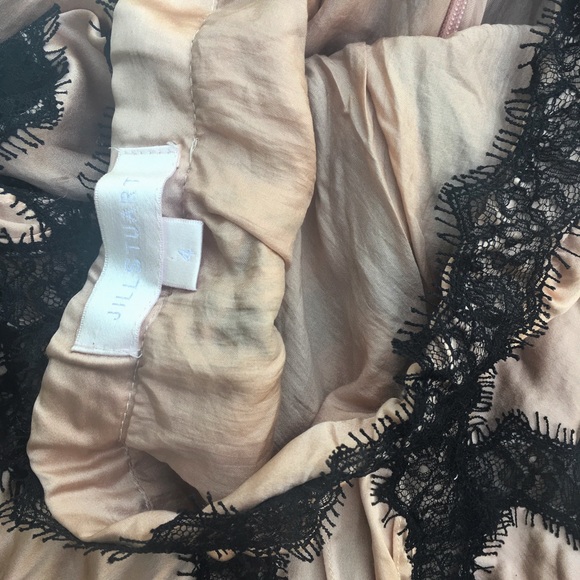 Jill Stuart silk lace A line skirt - Picture 2 of 4