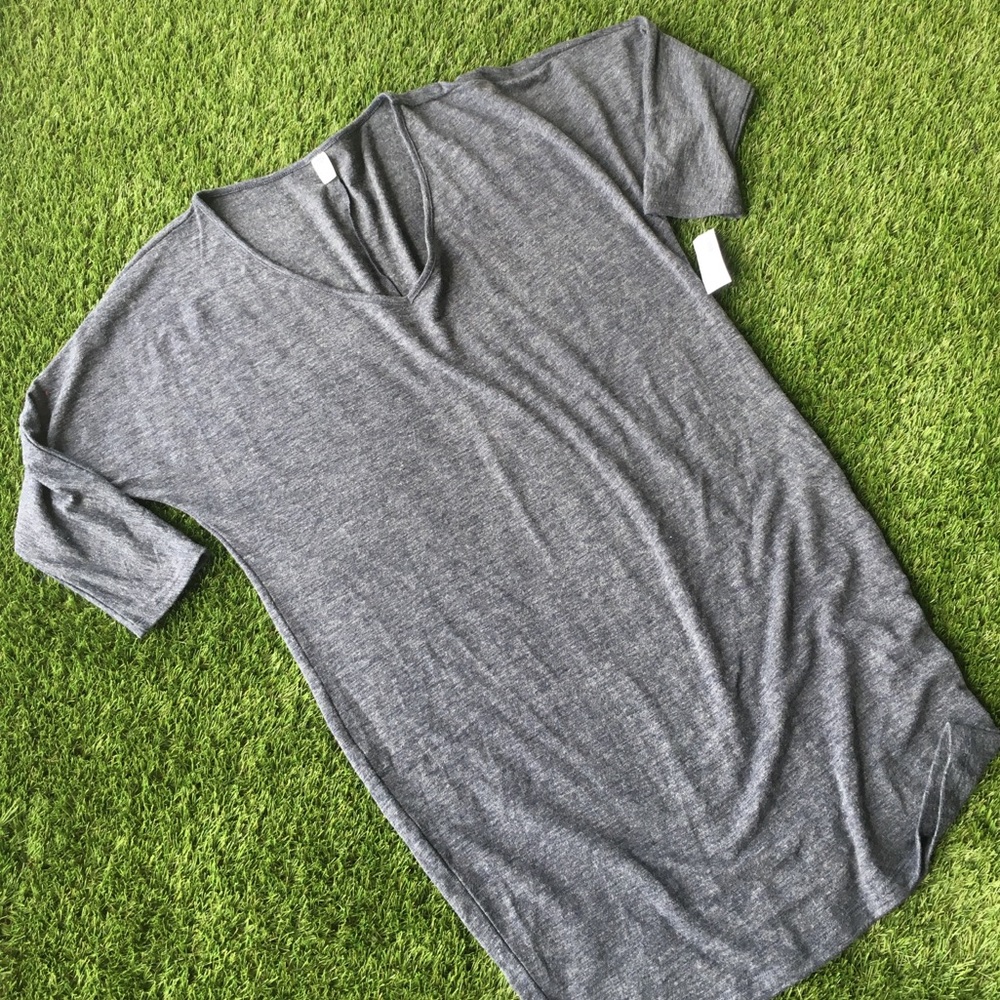 Gray/blue t-shirt dress