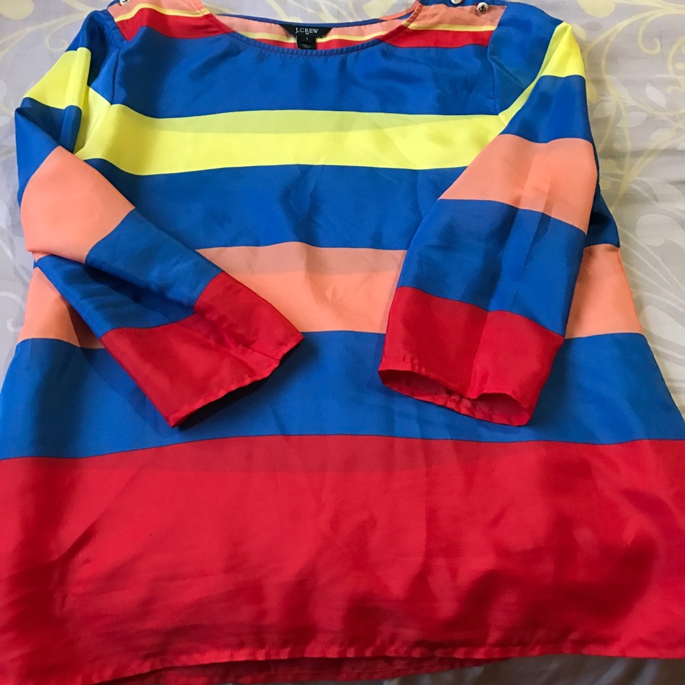 Beautiful, nautical J. Crew blouse-gently used!