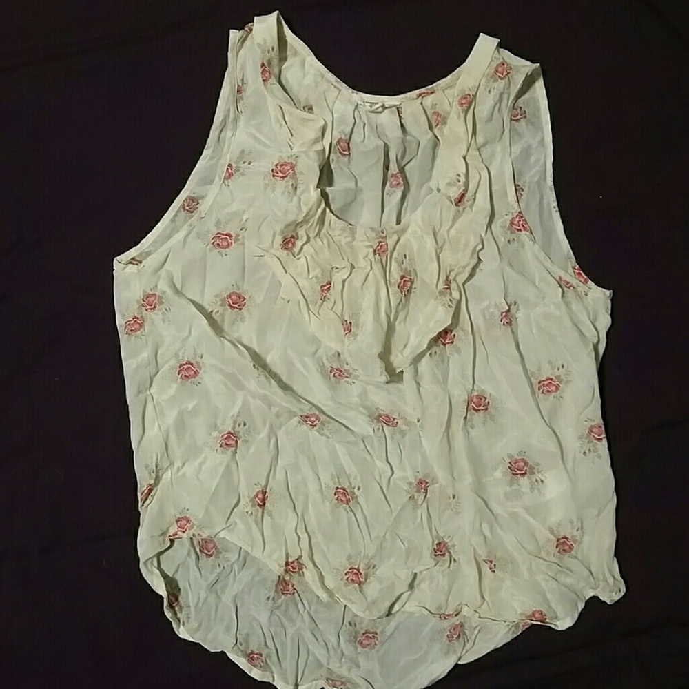 **SOLD** BOGO free 100% silk crop top