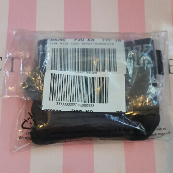 Brand new Victoria Secret Logo Boyshorts Orchid - Picture 2 of 2