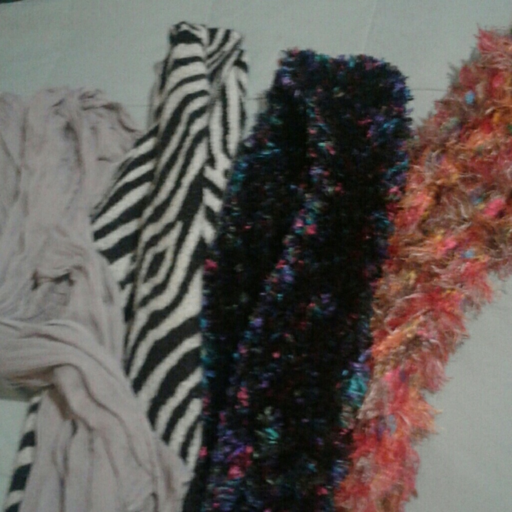 4 scarfs