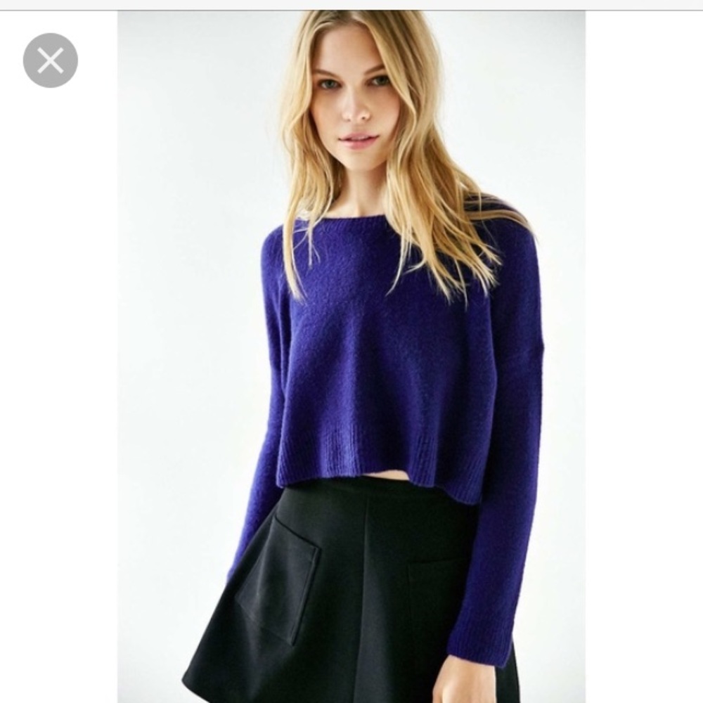 SOLD UO cooperative crop sweater S