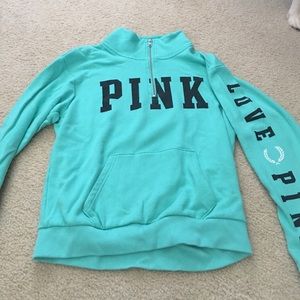 Vs sweatshirt 3/4 zipper size XS
