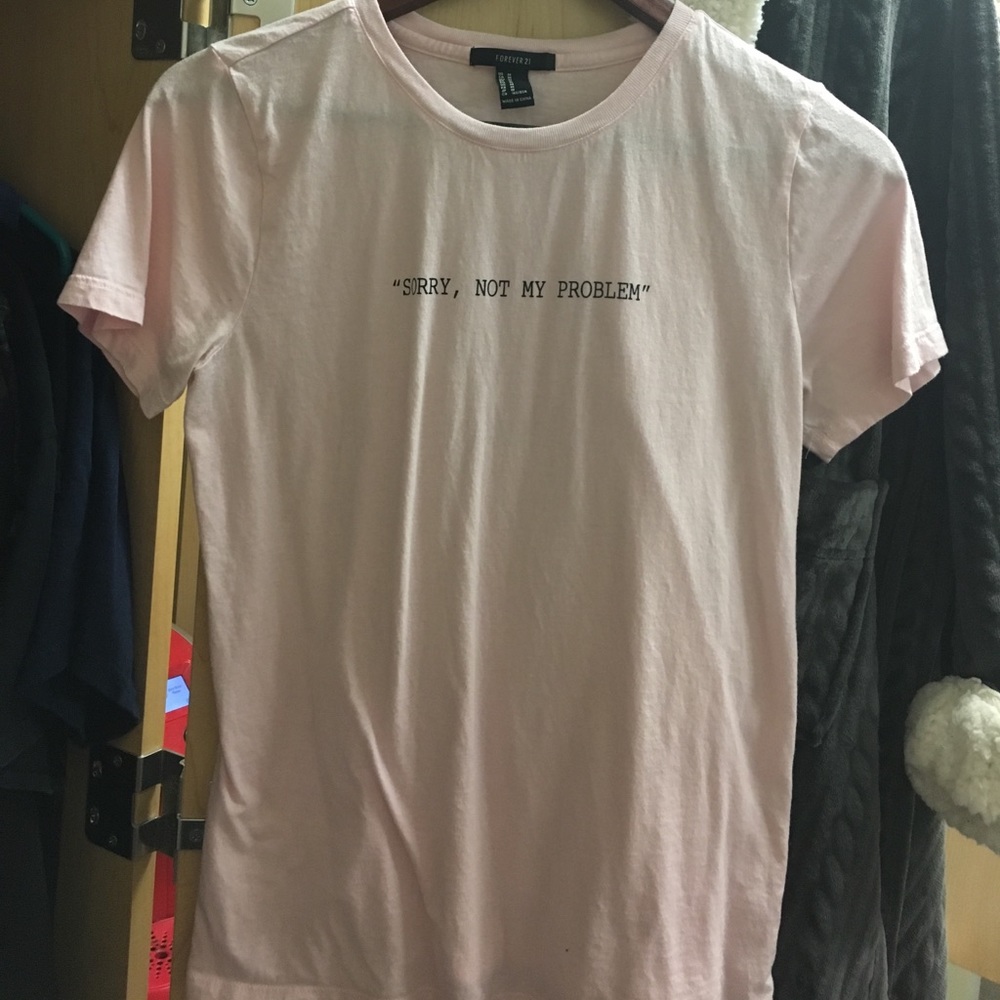 LIGHT PINK GRAPHIC TEE