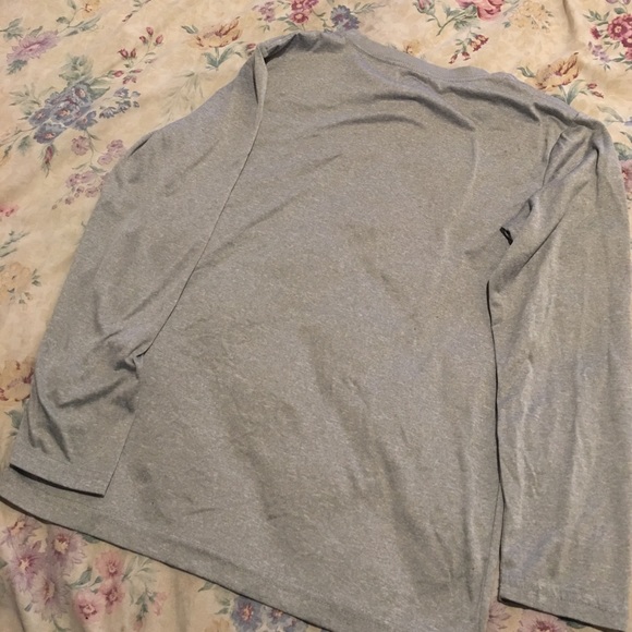 SOLD!!! Boys Gray Jordan Long Sleeve Dri Fit Shirt - Picture 3 of 7