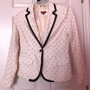 Women's polka dot blazer