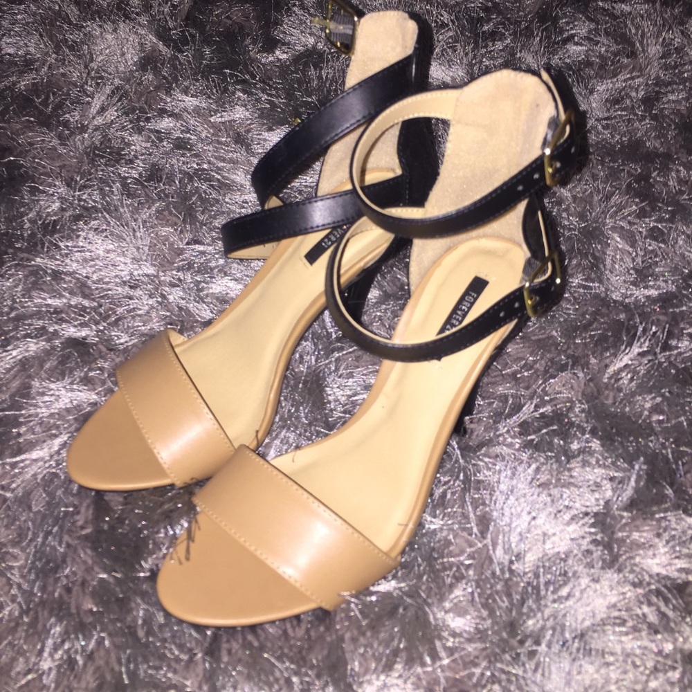 Forever21 Beige Heels