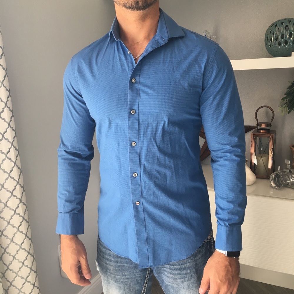 Men's Calvin Klein extreme slim fit dress shirt S