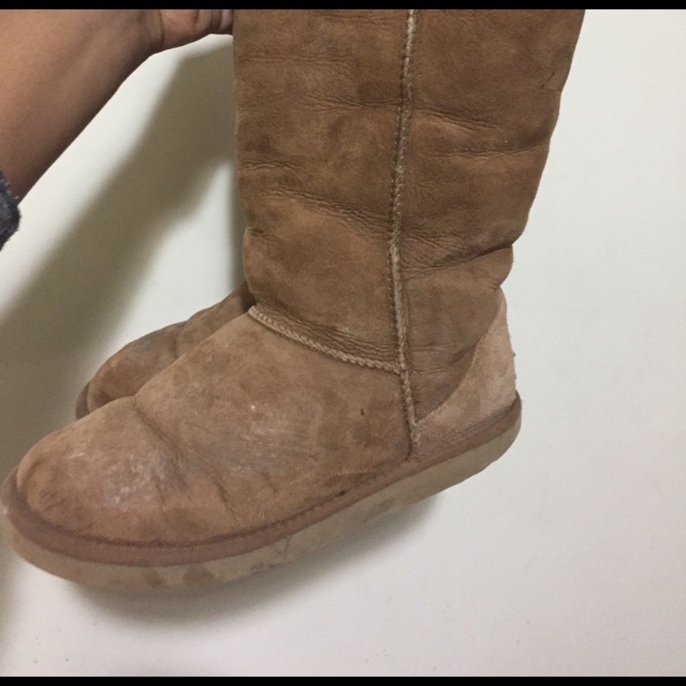 Tall brown ugg boots