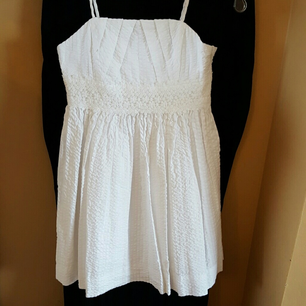 Ralph Lauren white dress.