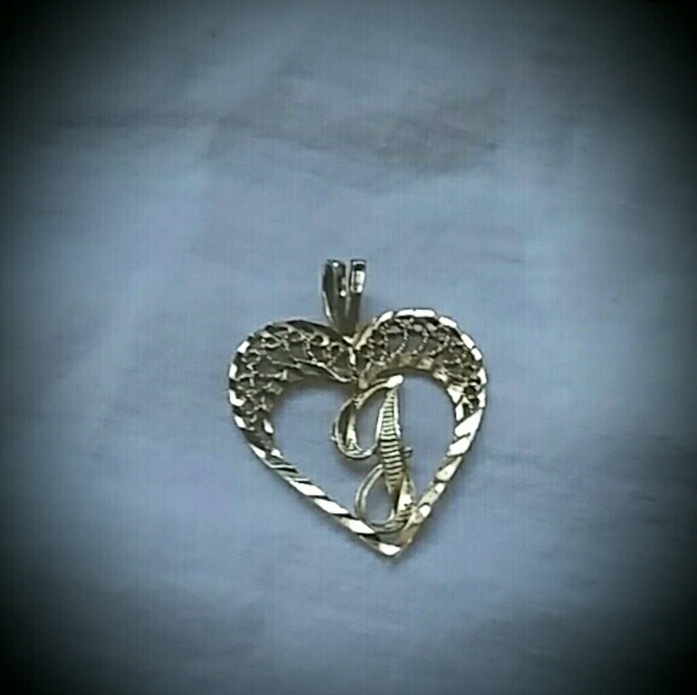 10k Gold Heart