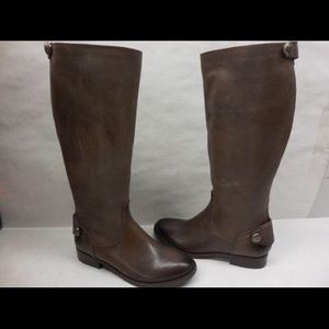 ARTURO CHIANG FIERCE TUMBLED  LEATHER BOOTS 6.5