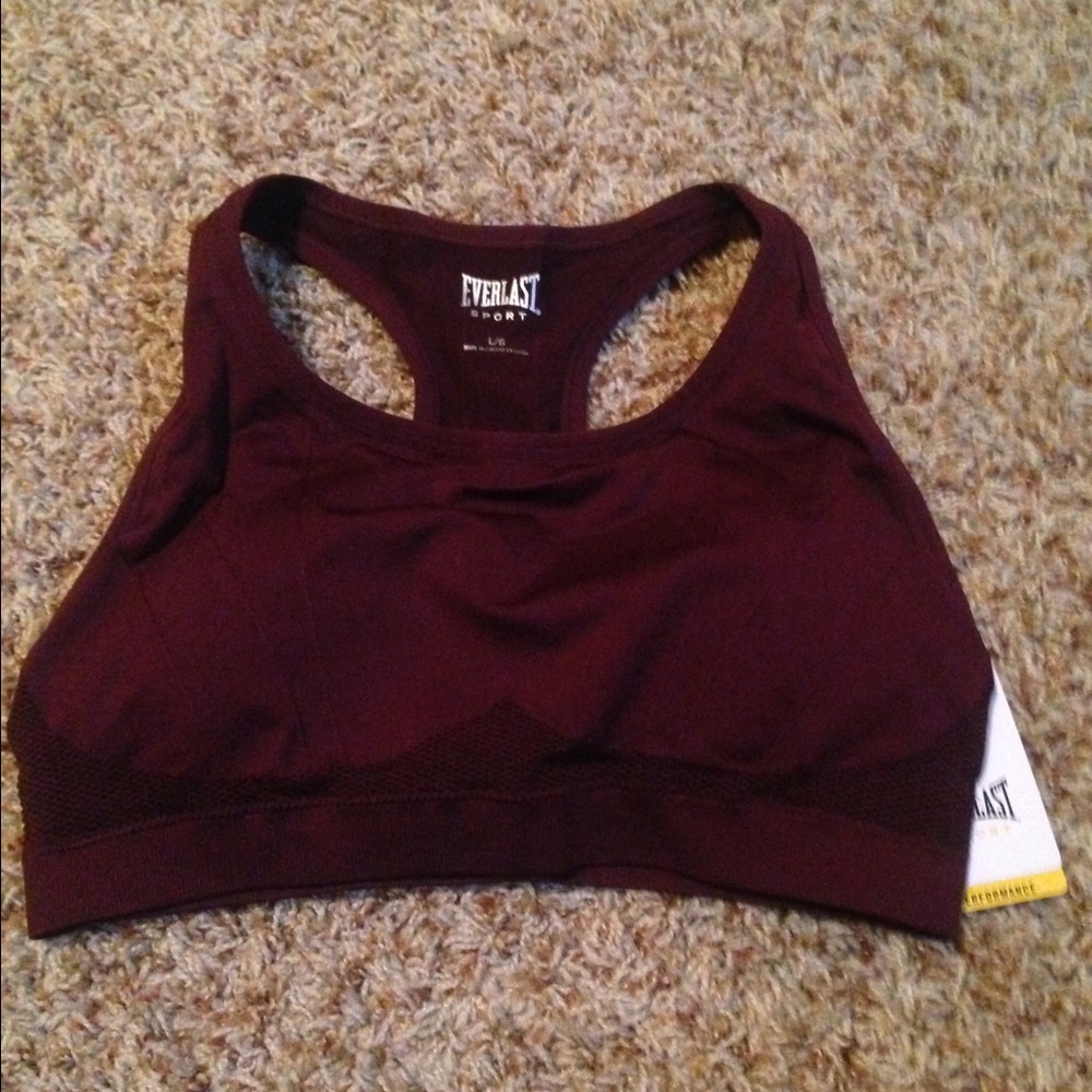 Sports bra size large