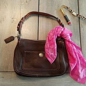 Brown Leather Coach Purse
