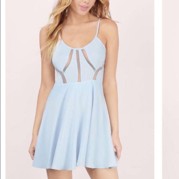 Tobi Dresses & Skirts - Abrielle Mesh Skater Dress