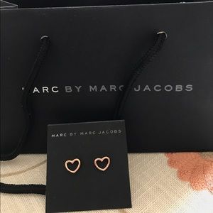Marc by Marc Jacobs heart earring