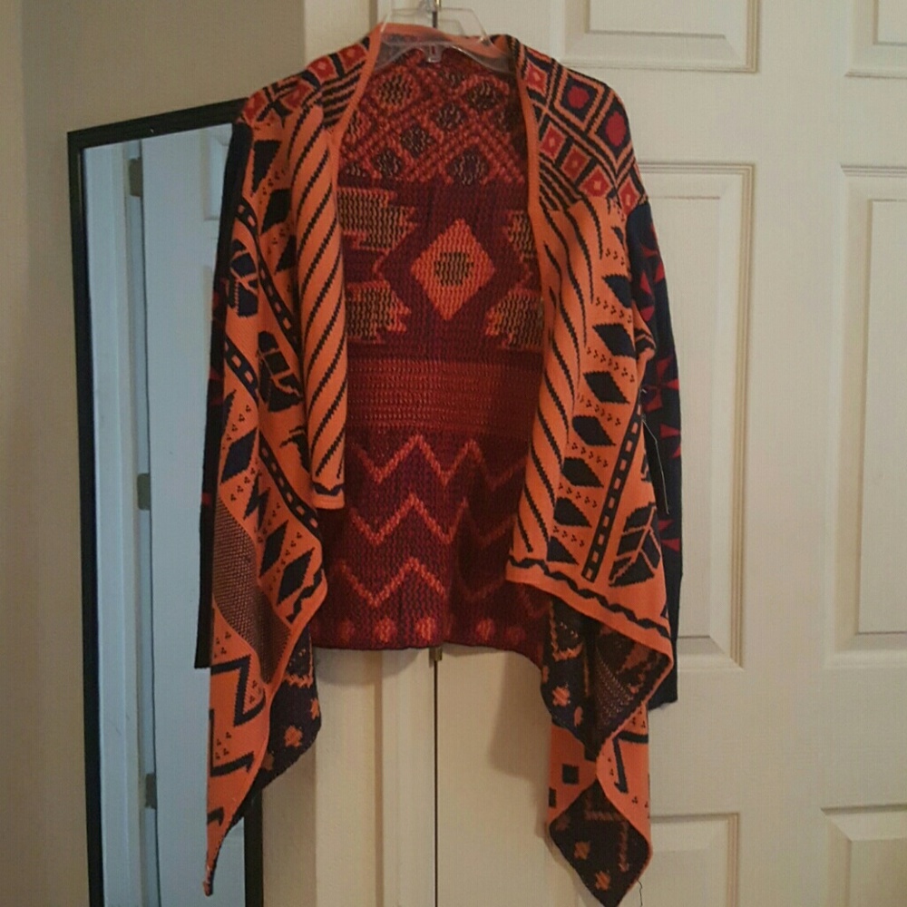 Tribal Print Cardigan